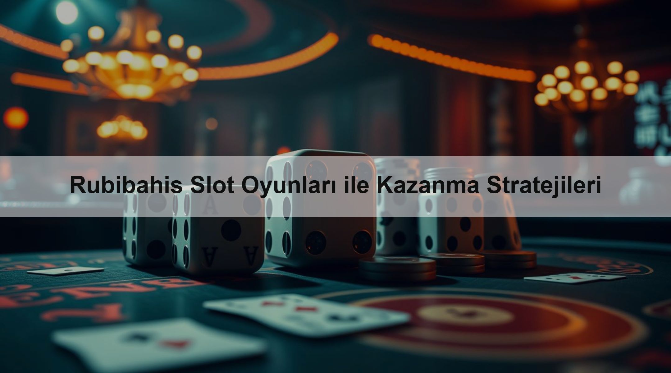 Rubibahis Slot Oyunları ile Kazanma Stratejileri